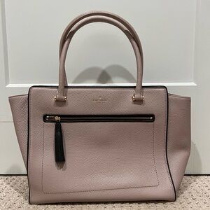 Kate Spade gray and black tote bag